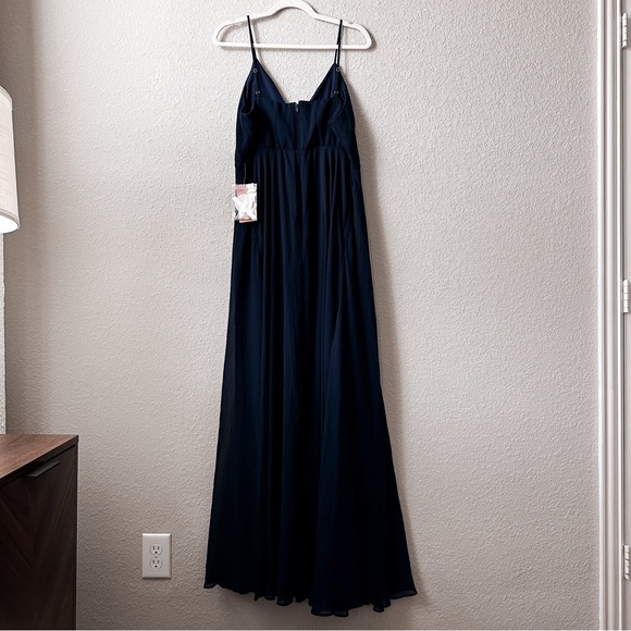 Birdy Grey Kaia Dress in Navy Blue Bridesmaid Cocktail - Picture 3 of 5